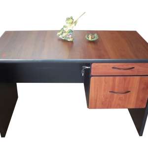 ESCRITORIO SECRETARIAL CON FALDÓN Y CAJONERA