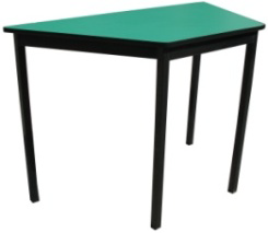 MESA TRAPEZOIDAL INDIVIDUAL: 90CM X 40CMX 75 CM